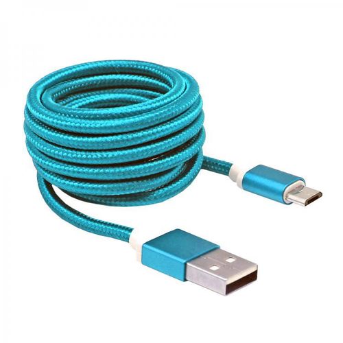 KABEL SBOX USB->MICRO USB M/M 1,5M Blister BLUE slika 2
