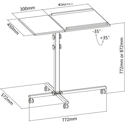 Sbox mobilni podni stalak PFS-2 slika 4