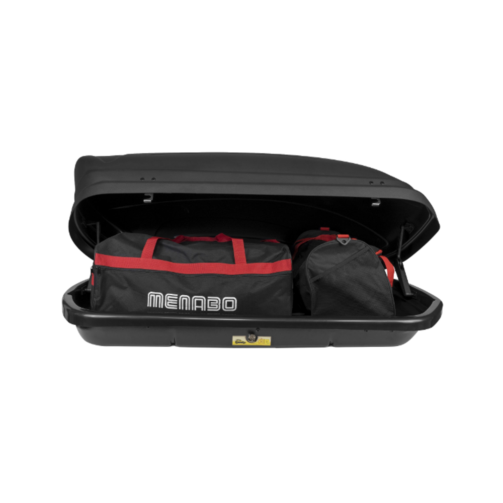 MENABO Krovni kofer MANIA Black 320, 137x36x79cm slika 6