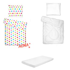 Posteljina set 5 elemenata za krevet 160x80 cm