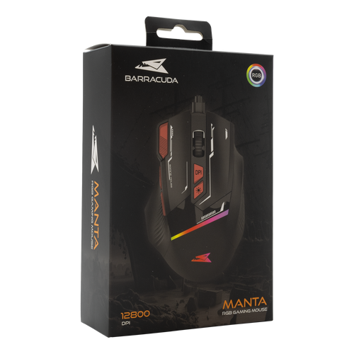 Baracuda BGM 041 MANTA, Mouse Black slika 5