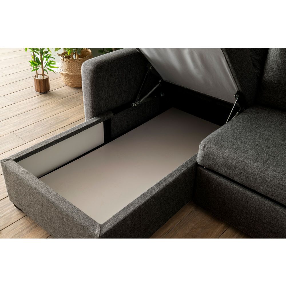 Krevetna ugaona sofa Kado – siva slika 7