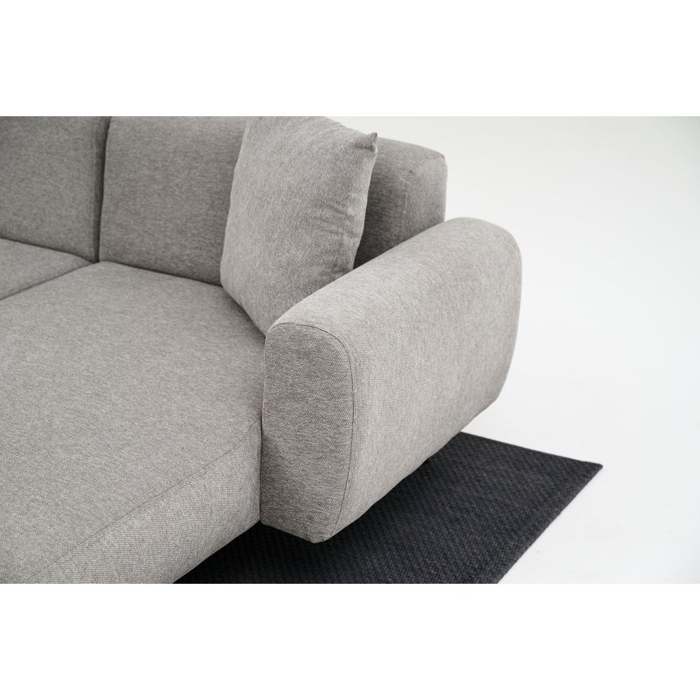 Ugaona Sofa 'Side Right' - Svijetlo Siva slika 5