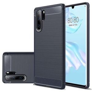 Techsuit Carbon Silicone maska za Huawei P30 Pro – plava