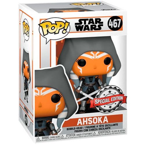 POP figure Star Wars The Mandalorian Ahsoka Hooded Exclusive slika 2