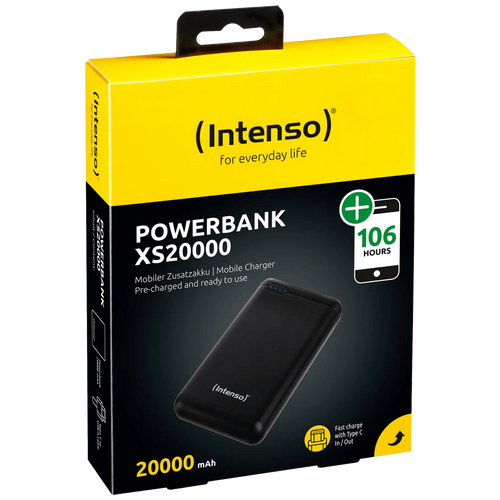 Intenso Prijenosni punjač za mobitele i tablete 20000mAh - POWERBANK XS20000 Black slika 1