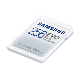 Samsung MB-SC256K/EU SDXC 256GB, EVO Plus, speeds up to 130MB/s, UHS-I Speed Class 3 (U3) and Class 10 for 4K video