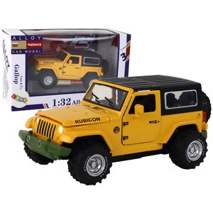 Rubicon off-road metalni auto 1:32 žuti