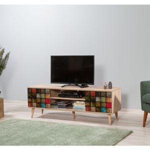 Truva-723 Sonoma Oak TV Stand