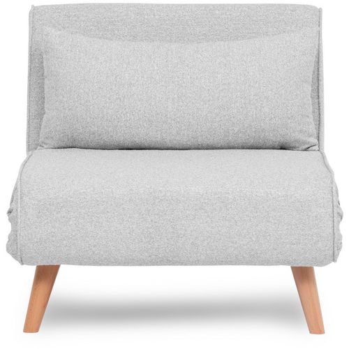 Atelier Del Sofa Naslonjač, Folde Single - Teddy Fabric - Grey slika 7