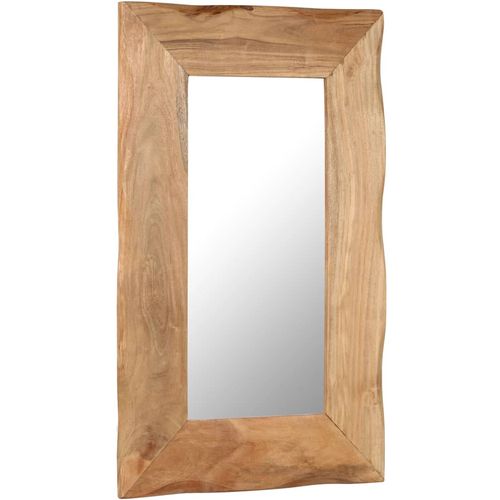 Kozmetičko ogledalo od masivnog bagremovog drva 50 x 80 cm slika 16