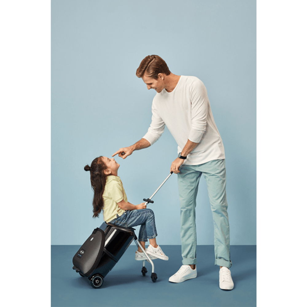 MICRO Dječiji kofer Luggage Lazy Crni slika 5