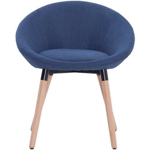 Blagovaonske stolice od tkanine 2 kom plave slika 20