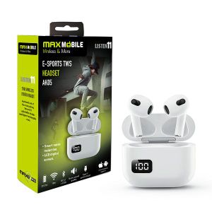 MAXMOBILE SLUŠALICE BLUETOOTH TWS AK05 WH