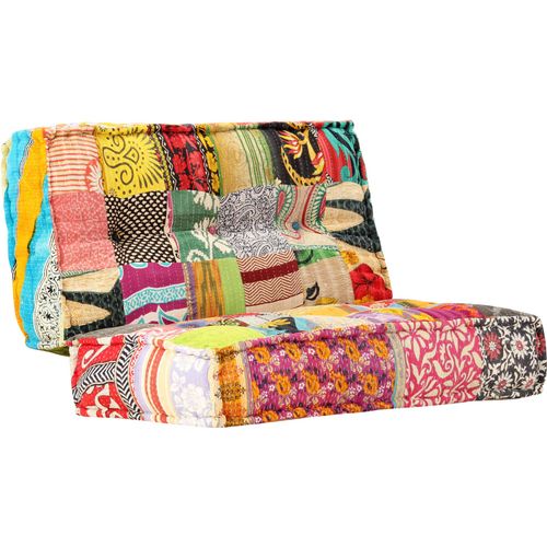 283792 Pouffe 100x100x20 cm Patchwork Fabric slika 37