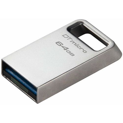 Kingston 64GB DataTraveler Micro 200MB/s Metal USB 3.2 Gen 1 EAN: 740617328066 slika 1