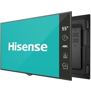 Hisense digital signage display 55BM66AE 55'' / 4K / 500 nits / 60 Hz / (24h / 7 dana)