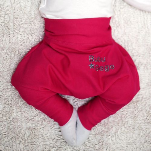 Bubu Gege pink hlačice za bebe slika 1