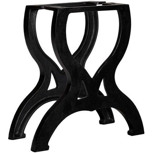Noge za stolić za kavu 2 kom u obliku slova X lijevano željezo slika 28