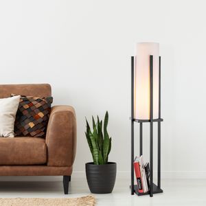 7125 - Black Black Floor Lamp