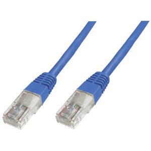 Digitus DK-1511-030/B RJ45 mrežni kabel, Patch kabel cat 5e U/UTP 3.00 m plava boja  1 St.