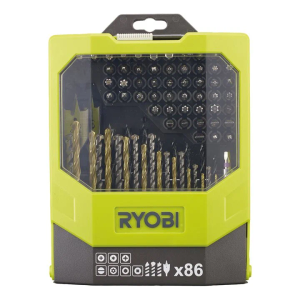 Ryobi - 86-dijelni set borera i bitova za bušilice RAK86MIXC
