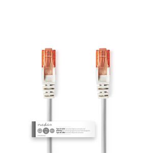 Kabel NEDIS CCGT85221GY20, Patch, CAT6 SFTP, UTP, sivi, 2m