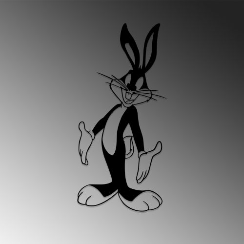 Wallity Metalna zidna dekoracija, Bugs Bunny 1 slika 4