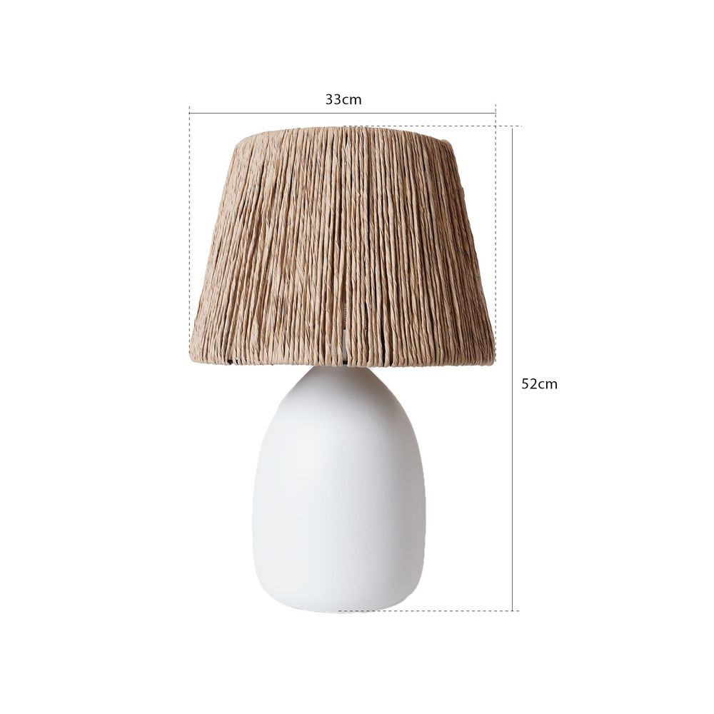 YL599 Bijela Hrastova Lampa za Sto slika 3