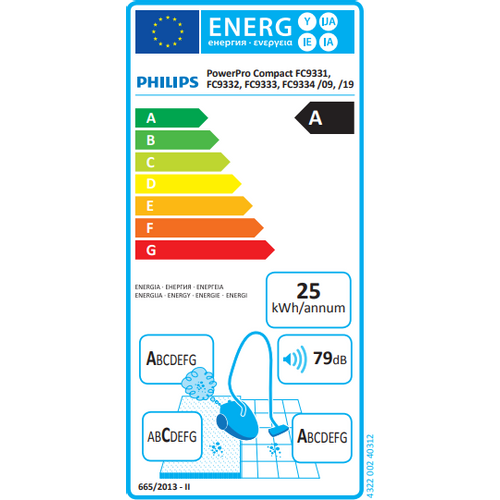 Philips usisavač PowerPro Compact FC9331/09 slika 2