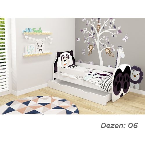 Deciji krevet ACMA VII ANIMALS 160x80 F + dusek 7 cm6 slika 1