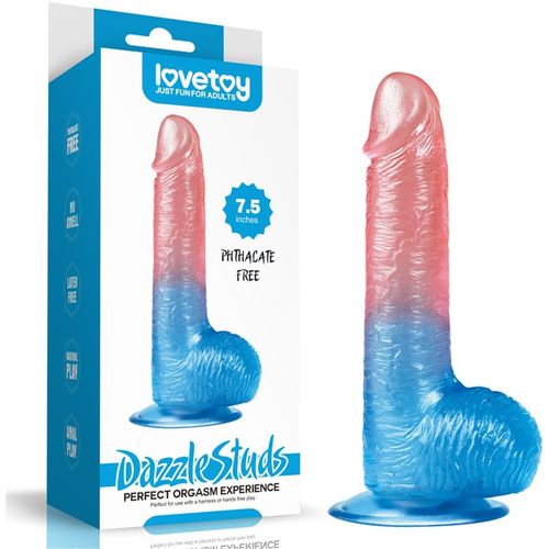 Lovetoy Dazzle Studs dildo 19cm slika 5