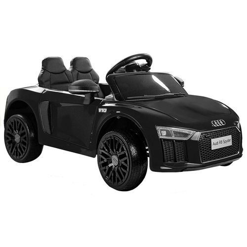 Licencirani auto na akumulator Audi R8 Spyder - crni slika 1