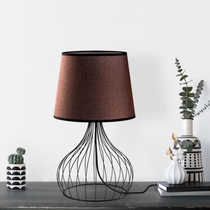 Telıs - 5392 Crna-Smeđa Stolna Lampa