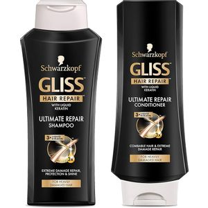 Gliss Ultimate Repair set za kosu šampon 400ml + regenerator 200ml 