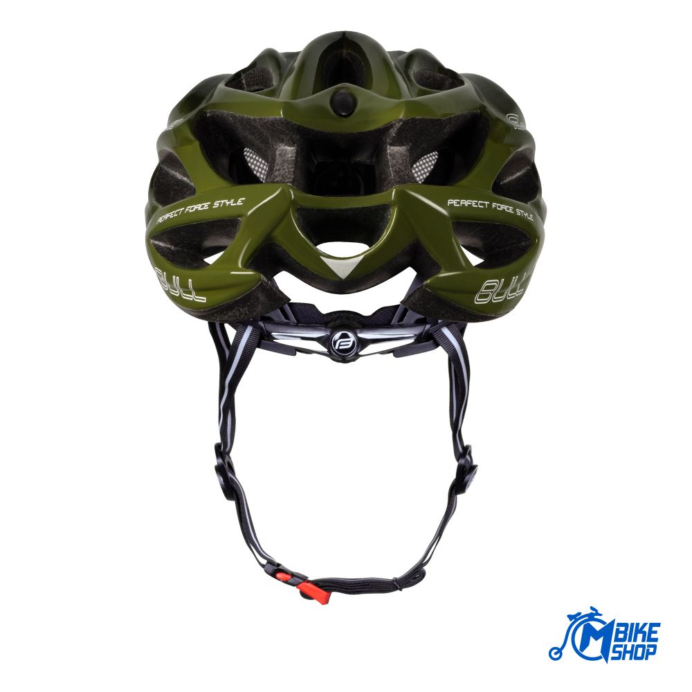 Force Kaciga Bull Hue Black/Army Green slika 4