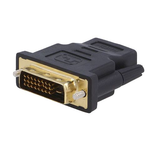 DVI-D (24+1) muški na HDMI ženski adapter slika 1