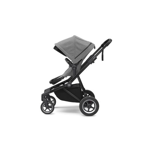 Komplet Thule Sleek 2u1 dječja kolica siva s crnim okvirom + Thule Sleek košara slika 19