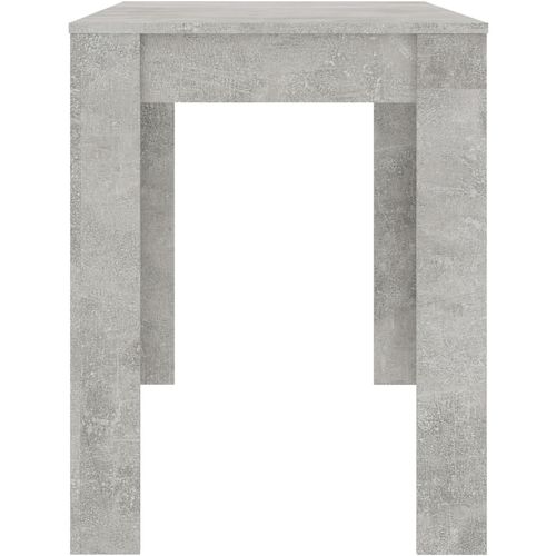 Blagovaonski stol siva boja betona 120 x 60 x 76 cm od iverice slika 11