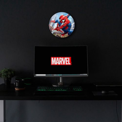 Marvel Spiderman wall clock slika 3