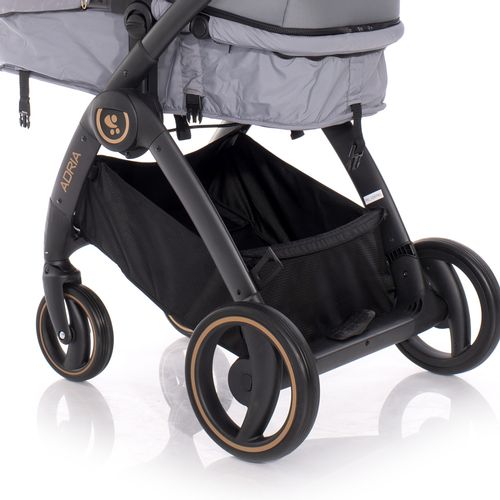 LORELLI ADRIA Kolica Black 2u1 SET: Košara + Putna Torba + Zimska Navlaka (do 15 kg) slika 11