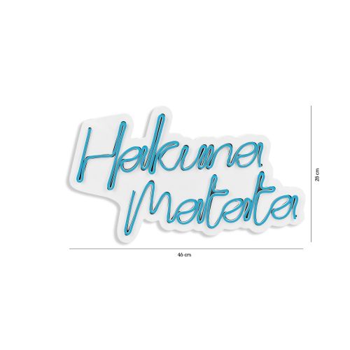 Hakuna Matata - Blue Blue Decorative Plastic Led Lighting slika 9