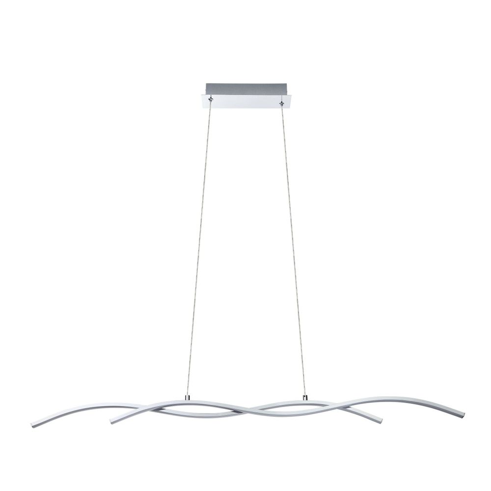 Eglo Lasana 2 Visilica sa LED Osvjetljenjem - 2x14W, D 1200mm, Aluminij/Krom-Bijela slika 5