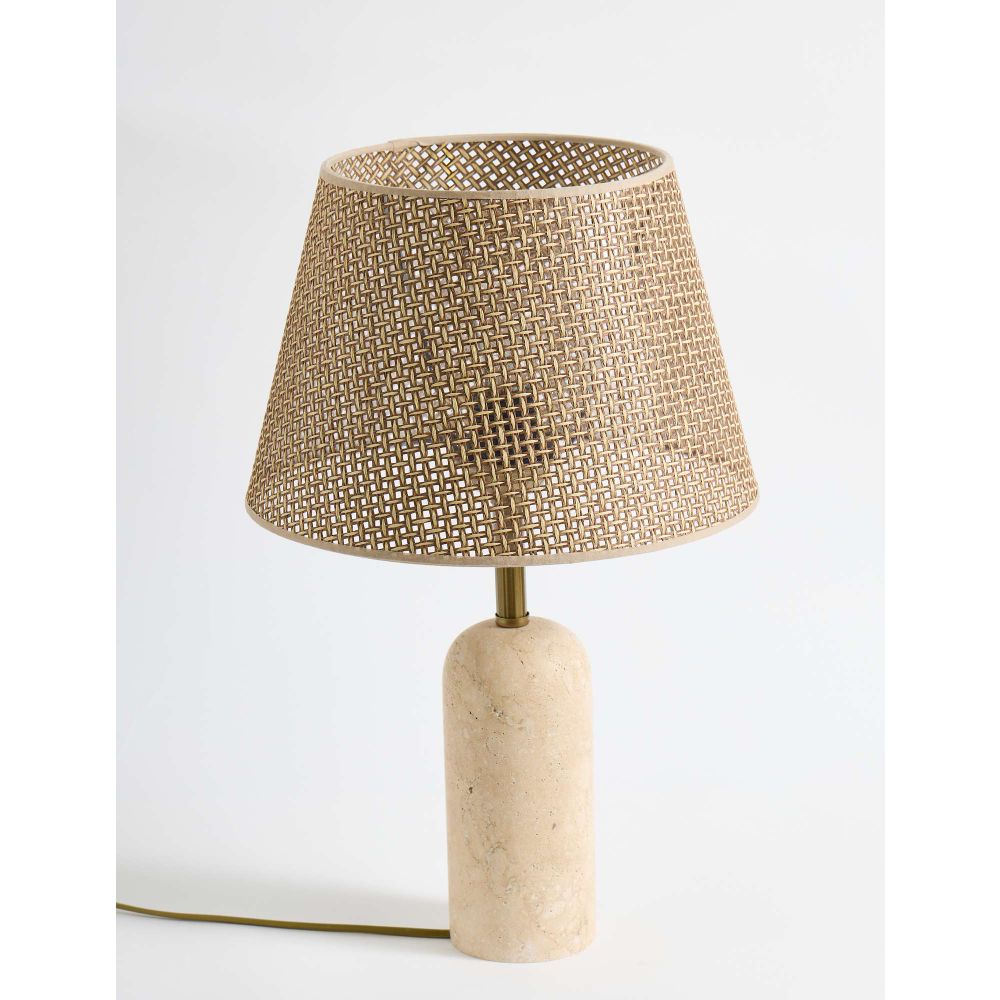 Lampa za Sto sa Hasir Sapkom - Travertin slika 3