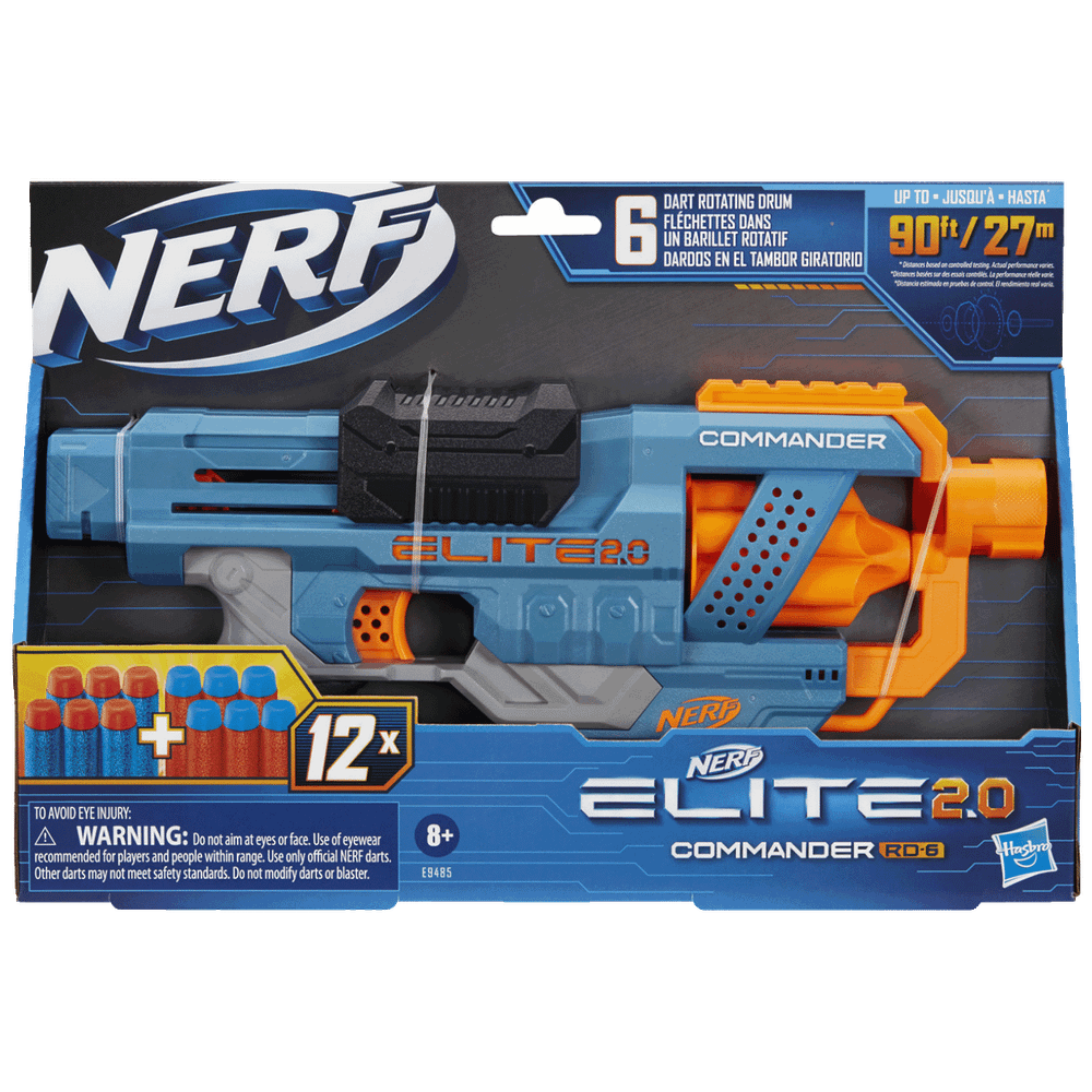 Nerf Dječija igračka, puška - blaster, sa 12 projektila - Elite 2.0 Commander RD-6 slika 2