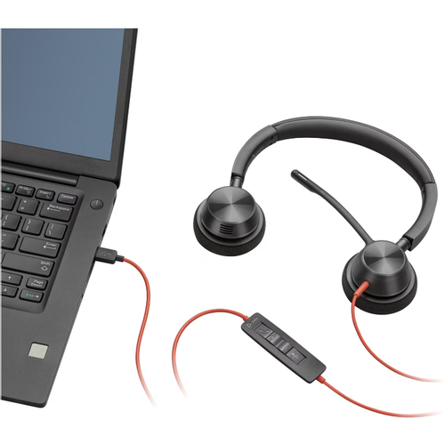 HP Poly Blackwire 3320 USB-A Headset, Black 76J16AA slika 2
