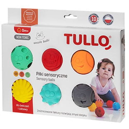 Tullo set mekanih senzornih loptica 6kom. slika 1