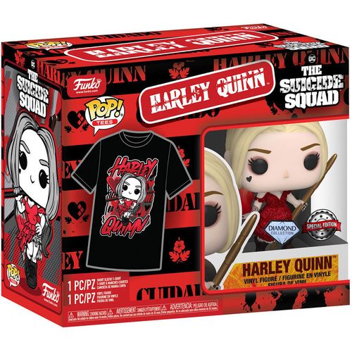 Set figure POP & Tee DC Comics Escuadron Suicida Harley Quinn size XL slika 6