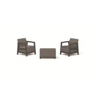 Keter Scandi Linea balkonski set, Mountain Grey & Graphite