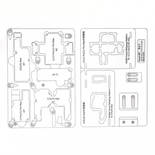 Alat Qianli fiksna platforma za popravku maticne ploce za iPhone X XS MAX 11 11 Pro/Max slika 4